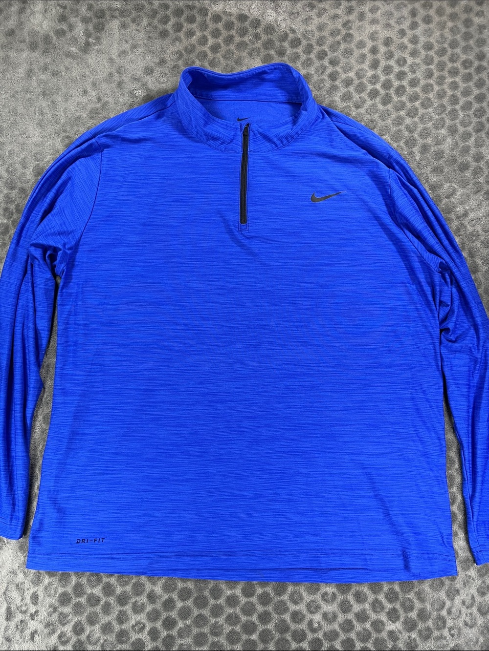 Nike Men’s Royal Blue Dri-FIT 1/4 Zip Performance Jacket/Long-sleeve XL